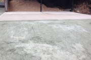 Yard finished of with well compacted hard core 